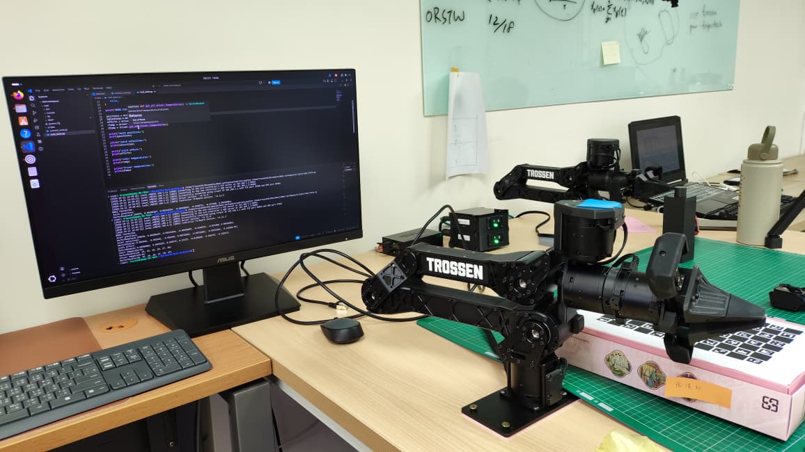 Robot lab setup and data gathering